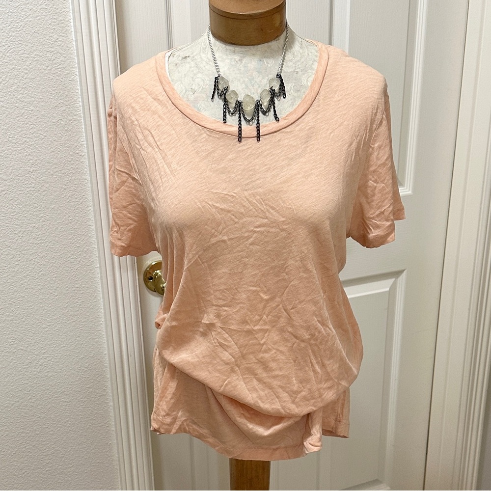 J. Crew Vintage Cotton Light Orange/Peach Short Sleeve Lightweight T-shirt - XL
